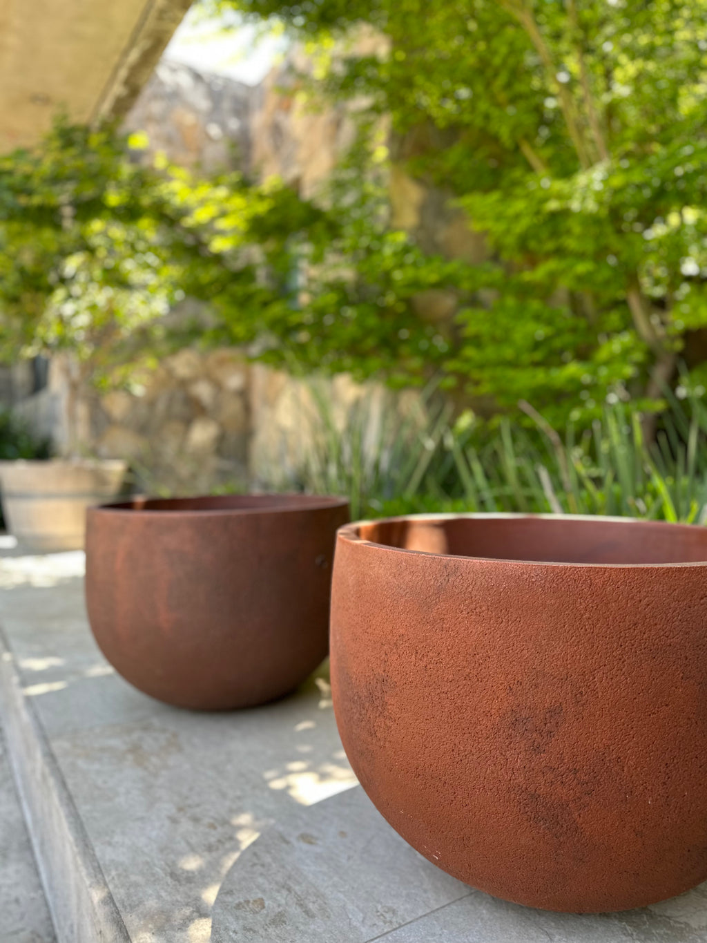 Rustic Round Óxido