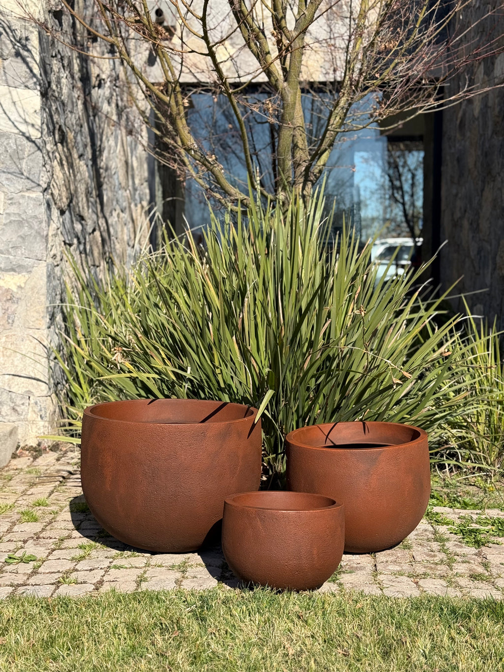 Rustic Round Óxido